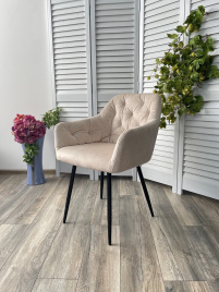 Стул PERU PK6015-06 BEIGE античный бежевый, велюр M-City фото 5
