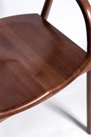 Полукресло венское Диона (светлый орех) жесткое сиденье фото 4