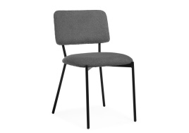 Стул на металлокаркасе Reparo dark gray / black фото 2