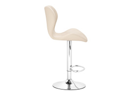 Барный стул Porch chrome / beige фото 3