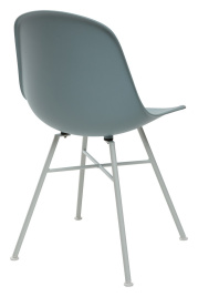 Стул BONNIE 292-CPP ICE BLUE/ WHITE на металлическом каркасе  М-City фото 3