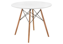 Стол деревянный Table 80 white / wood фото 1