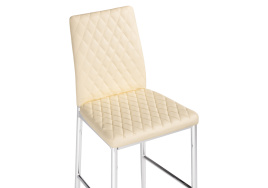 Барный стул Teon beige / chrome фото 5