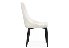 Стул на металлокаркасе Kora white / black фото 4