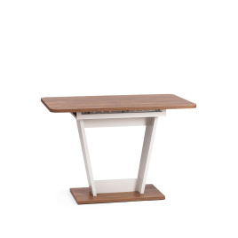 Стол обеденный FOX раздвижной ЛДСП, 68.6x110-145x75 см, Дуб Канзас/Пепел фото 4