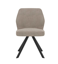 Стул DikLine 233 поворотный NS04 CREAM, ножки черные фото 4