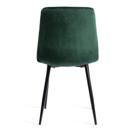 Стул CHILLY (mod. JSC-220) Велюр/металл , 44,5х52,5х88 см, dark green (темно-зеленый) HLR57 / черный фото 2
