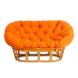 Диван Мамасан/Mamasan (23/02 W) /с подушкой и ремешками/ подушка 182х119см, 169х102х80см, пекан орех фото 4