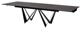 Стол RIETI 200 NERO KL-116 Черный мрамор матовый, итальянская керамика/ черный каркас, ®DISAUR фото 5