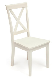 Стул GOLFI (Гольфи) дерево гевея/мдф, 44x54x95, pure white (402)  фото 1