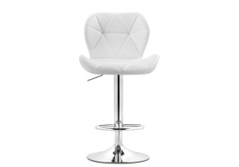 Барный стул Trio white / chrome фото 2