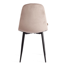Стул BREEZE (mod. JSC-58) Велюр/металл , 44 х 53 х 86 см, coffee (кофейный) HLR 9 / черный фото 4