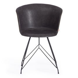 Стул KRANZ (mod. 9322М) / 1 шт. в упаковке экокожа / пластик , 53 х 55 х 45 х 76,5, Grey (Cерый) 7 / фото 5