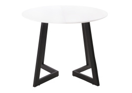 Стол стеклянный Алингсос белый / белая шагрень фото 4