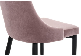Стул на металлокаркасе Kora light purple / black фото 5