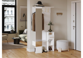 Прихожая Рогес белая фото 3