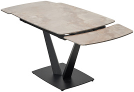 Стол ALATRI 120 GLOSS AMBER JADE SOLID CERAMIC / BLACK, ®DISAUR фото 4