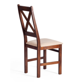 Стул CROSSMAN NEW, Многослойный березовый шпон, 41х40x100 см, cappuchino/велюр бежевый фото 5