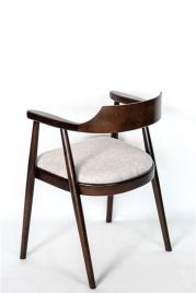 Полукресло венское Mercurius (темный орех орех/ткань Тесла 01) фото 3