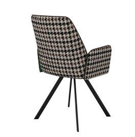 Стул DikLine 293 поворотный SB1/A2 зеленый, ножки черные фото 4