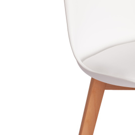 Стул барный TULIP BAR (mod. C1014H-1) / 1 шт. в упаковке пластик/дерево, 42 х 47,5 х 104 см, White ( фото 4