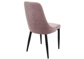 Стул на металлокаркасе Kora light purple / black фото 3