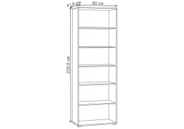 Шкаф Опра 16.307 белый PE шагрень / дуб золотой craft фото 2