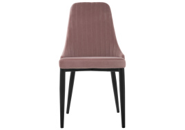 Стул на металлокаркасе Kora light purple / black фото 4