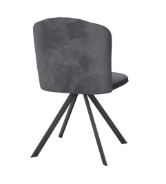 Стул DikLine 299 поворотный NS13 GRAPHITE/C56 серый, ножки черные фото 4