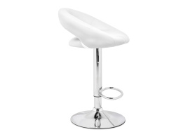 Барный стул Oazis white / chrome фото 3