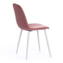 Стул BREEZE (mod. 4724) / 1 шт. в упаковке вельвет/металл, 44 х 53 х 87 см, Coral (коралловый) HLR44 фото 3