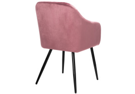 Стул на металлокаркасе Slam dark pink фото 4