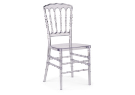 Пластиковый стул Chiavari 1 clear white фото 1