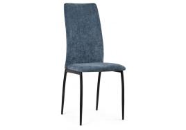 Стул на металлокаркасе Tod black / blue фото 1