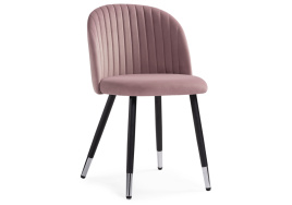 Стул на металлокаркасе Gabi light purple / black фото 1