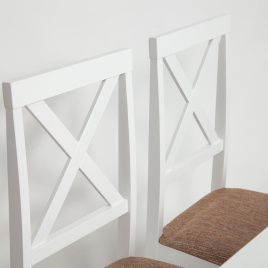 Обеденный комплект Хадсон (стол + 4 стула)/ Hudson Dining Set дерево гевея/мдф, стол: 110х70х75см /  фото 4