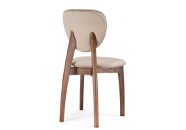 Стул деревянный Вакимо ткань tenerife beige / миланский орех фото 4