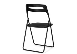 Пластиковый стул Fold складной black фото 4
