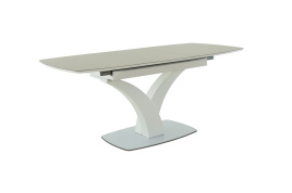 Стол Нотр Дам MODERNE стекло OPTIWHITE 1400(1800)*850, Капучино фото 4
