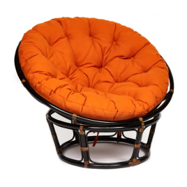 Кресло PAPASAN/ПАПАСАН 23/01 W  /с подушкой/ диаметр подушки 122 см, 115х101х104 см, Antique brown (
