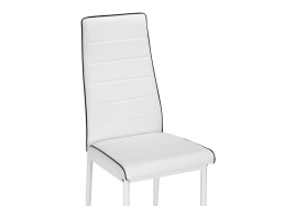 Стул на металлокаркасе на металлокаркасе DC2-001 white / black фото 5