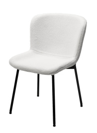 Стул RIYA UF992-01 Белый, teddy / черный каркас М-City фото 1
