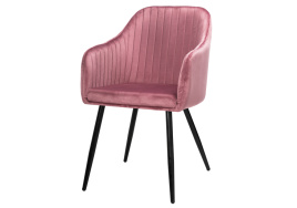 Стул на металлокаркасе Slam dark pink фото 5