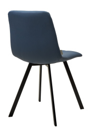 Стул CHILLI-Q SQUARE Oracul 795 Синий, экокожа PU / черный каркас, М-City фото 3