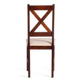 Стул CROSSMAN NEW, Многослойный березовый шпон, 41х40x100 см, cappuchino/велюр бежевый фото 4