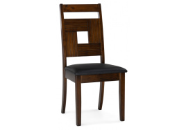 Стул деревянный Kubik dirty oak / black фото 1