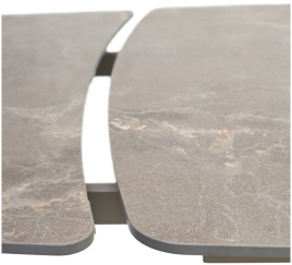 Стол RIVOLI 140 MATT LATTE STONE SOLID CERAMIC / TAUPE, ®DISAUR фото 3