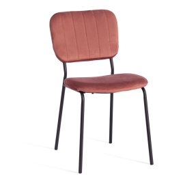 Стул CAROL (mod. UC06) / 1 шт. в упаковке металл, вельвет, 45 х 56 х 82 см, Coral (коралловый) HLR44 фото 1