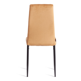 Стул Easy (mod. JSC02-1) металл, флок, 41 х 52 х 96 см, brown (золотисто - коричневый) HLR12 / черны фото 4