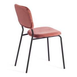Стул CAROL (mod. UC06) / 1 шт. в упаковке металл, вельвет, 45 х 56 х 82 см, Coral (коралловый) HLR44 фото 3